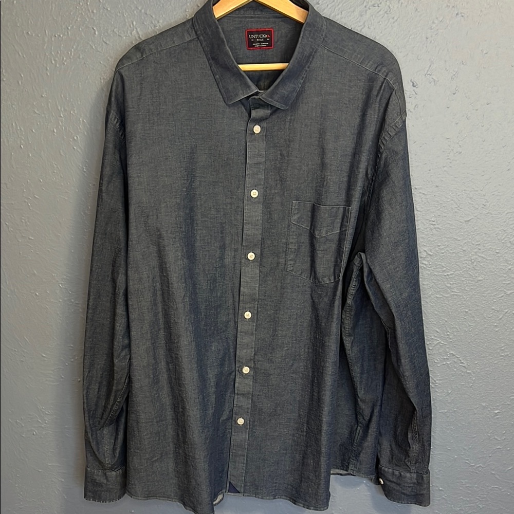 Untuckit Men's Blue Shirt